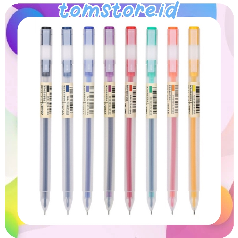 TOMSTORE.ID Deli Needle Tip Gel Pen 0.5mm S061
