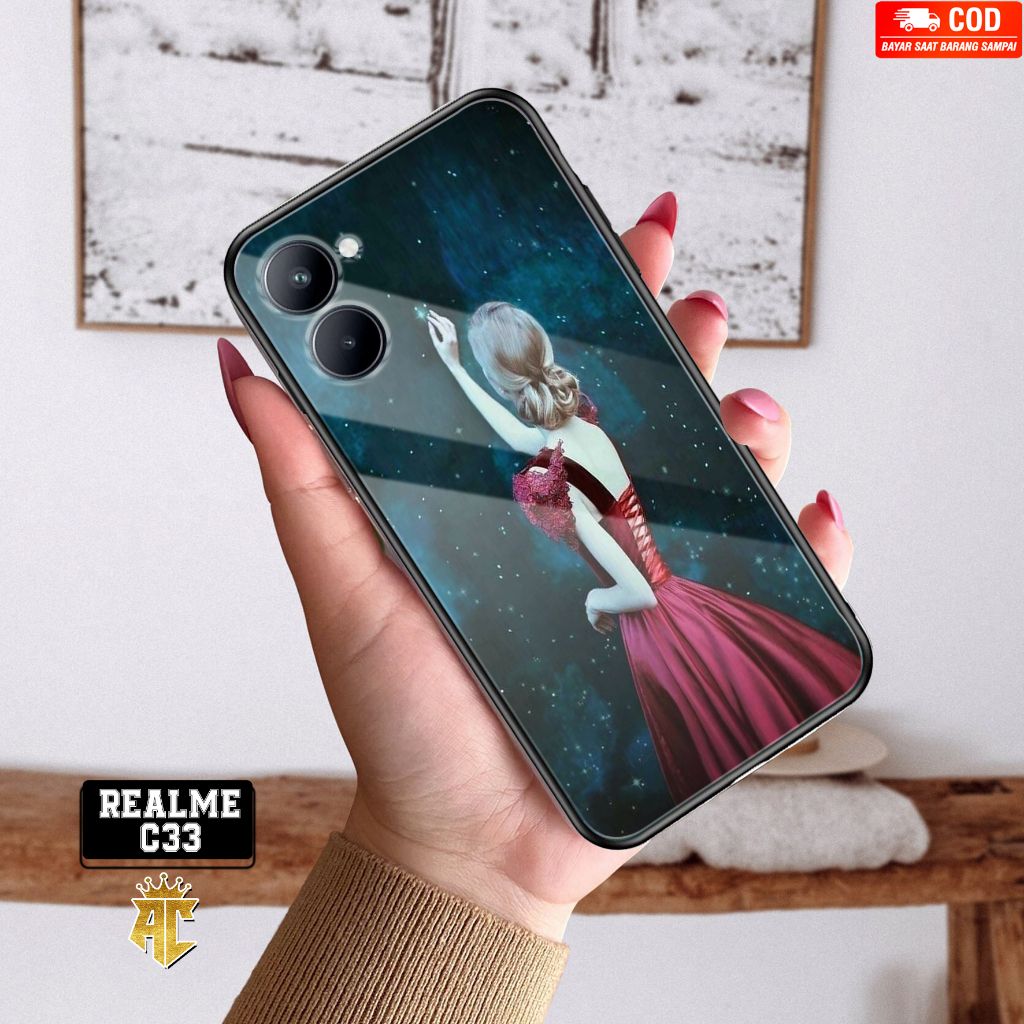 เคส HP REALME C33 2D - เคส REALME C33 ล่าสุด AERO STORE [ MOTIF 24 ] Silicone - เคสมือถือ 2D - เคสมื