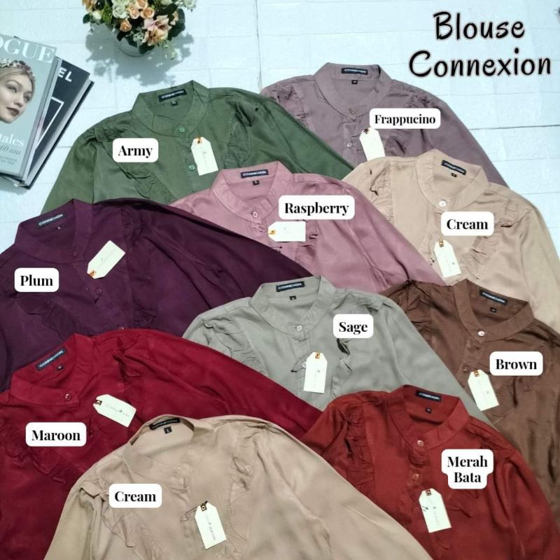 เสื้อ KEMEJA CONNEXION BLOUSE