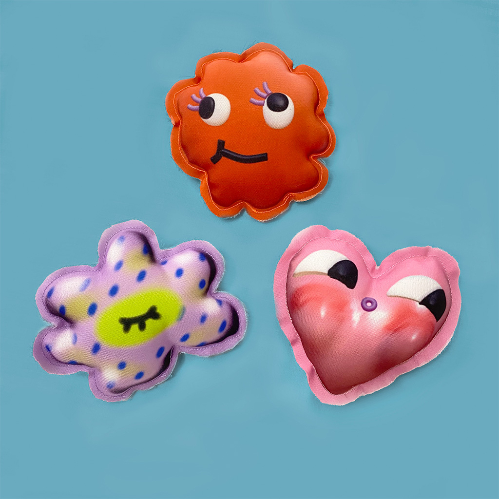 Heart Space Puffy Hair Tie - Liunic on Things
