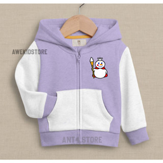 เสื้อแจ็กเก็ตมีซิป MIXUE ZIPPER สําหรับเด็กผู้หญิง และผู้ชาย อายุ 2-12 ปี
