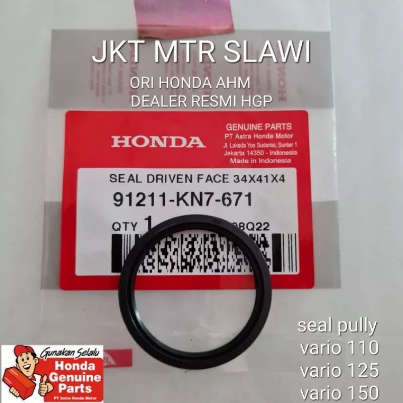 91211-KN7-671 ซีลดึง vario 110 carbu vario 110 techno f1 vario 125 150 honda เดิม