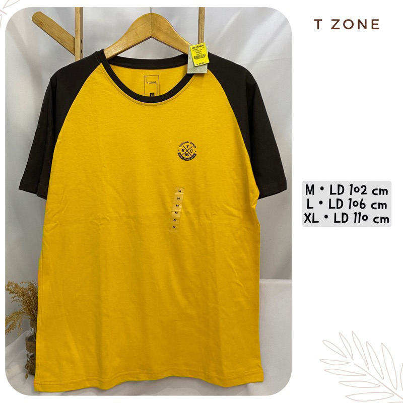 เสื้อยืดผู้ชาย T zone I เสื้อยืดแขนสั้นผู้ชาย I เสื้อยืดขนาดใหญ่