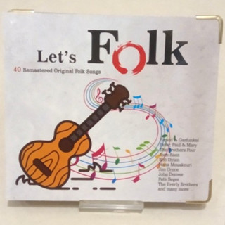 แผ่น cd เพลงตะวันตก Lets Folk Audio