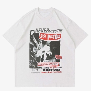 เสื้อยืด ลาย Sex PISTOLS "NEVERMIND" | เสื้อยืด BAJU BAND SEX PISTOLS | เสื้อยืด สีขาว สําหรับผู้ชาย