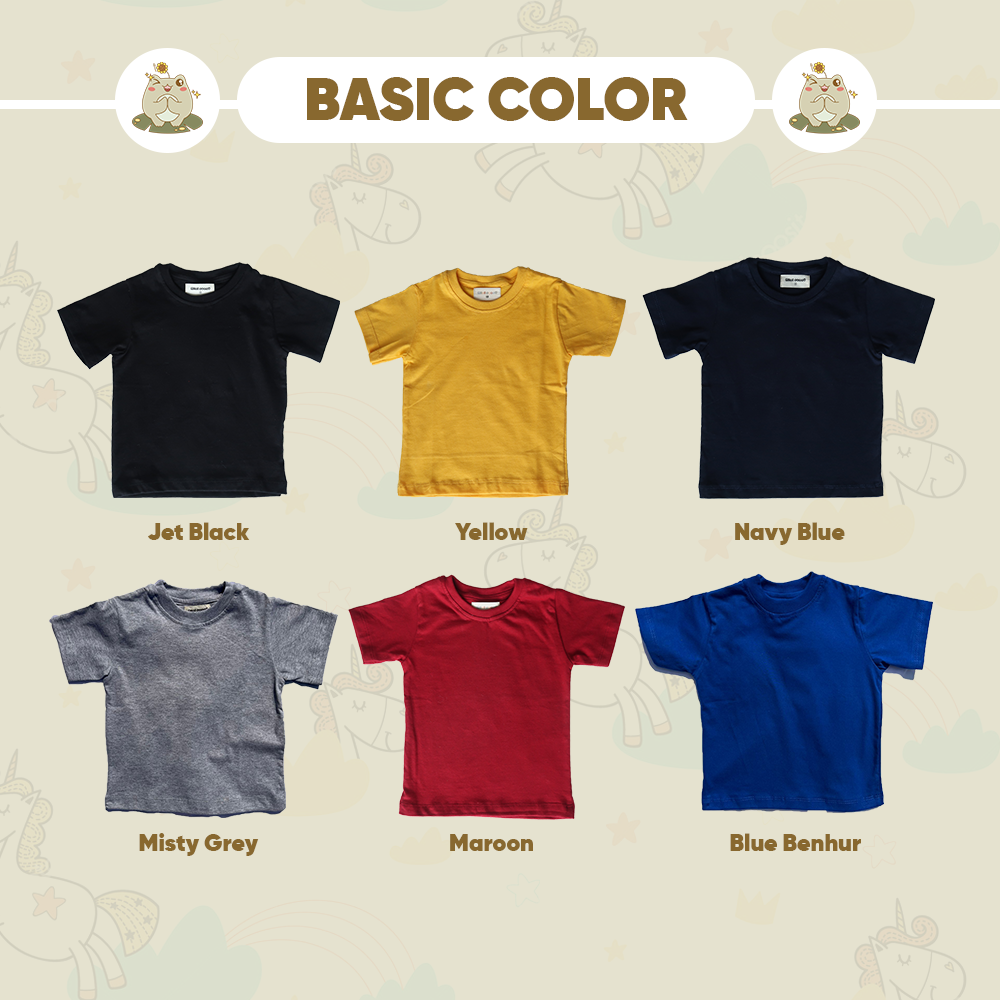 MERAH Rainbow Red Kids T-Shirt Basic Color