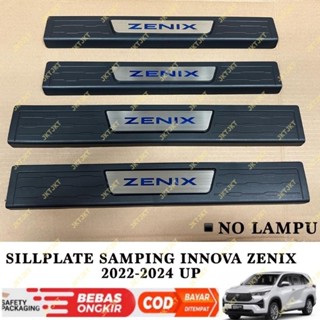 แผ่นปิดด้านข้าง Toyota Innova Zenix 2022 2023 2024 แพลตตินัม สีดํา ไม่มีหลอดไฟ LED