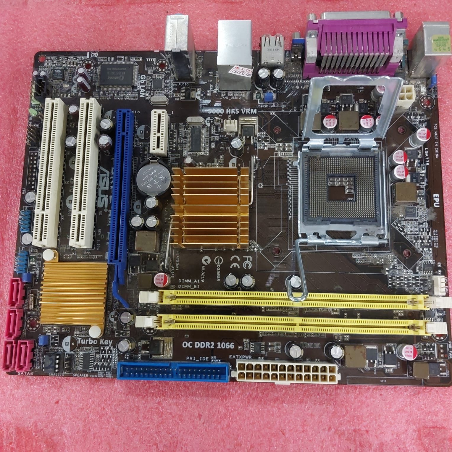 เมนบอร์ด intel G31 asus p5kpl-am