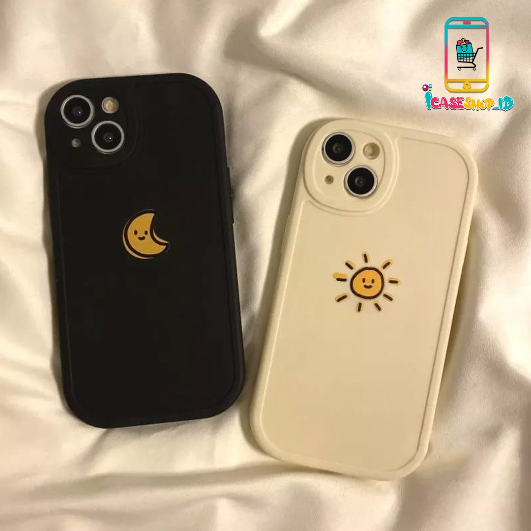 SS822 SS823 SUN MOON MOTIF SOFTCASE สําหรับ REDMINOTE 5 6 7 8 9 10 10S 11 11S 12 14 POCO C65 C75 M7 