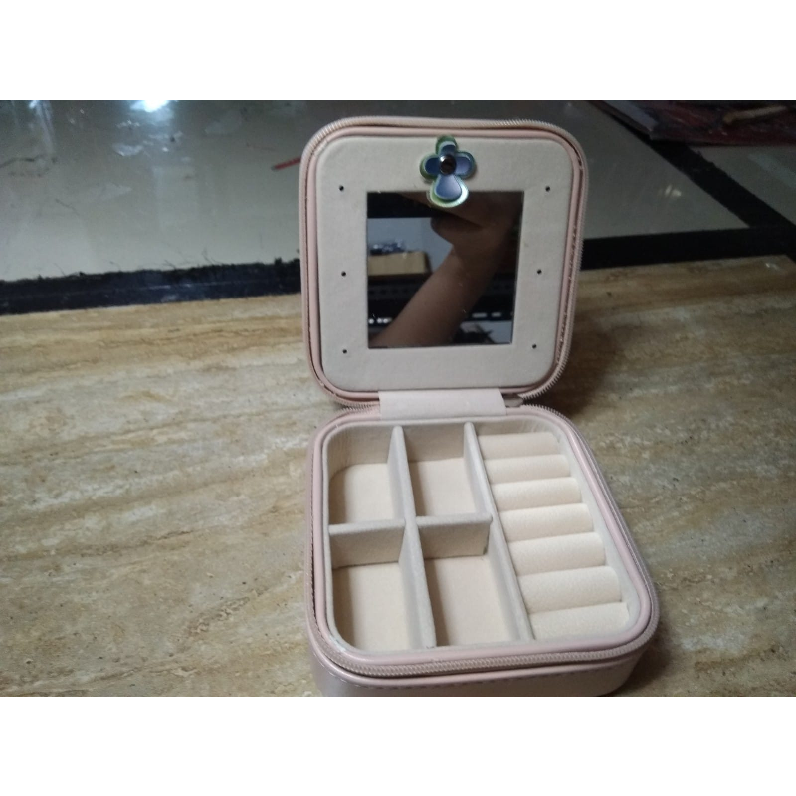 REJECT/DEFECTIVE!!! มินิ 011 แบบพกพากล่องเครื่องประดับสร้อยคอแหวนจัดเก็บอุปกรณ์การเดินทางเครื่องประด