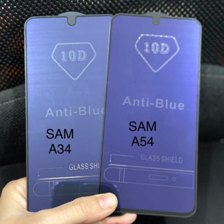 กระจกนิรภัยกันรอยหน้าจอ 99D ป้องกันแสงสีฟ้า สําหรับ Samsung A14 5G M14 5G A54 5G A34 5G D2