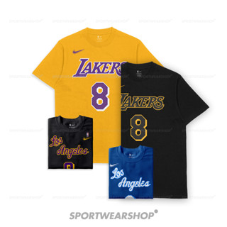 เสื้อยืดบาสเก็ตบอล พิมพ์ลาย Los Angeles LA Lakers Kobe Bryant NBA สําหรับผู้ชาย และผู้หญิง ใหม่ล่าสุด 8 และ 24