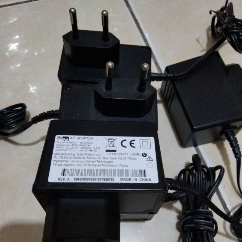 อแดปเตอร์ 12V~1A ยี่ห้อ ACBEL ของแท้