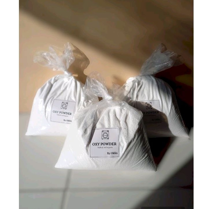 Oxy Powder / โซเดียมเปอร์คาร์บอเนต โดย Oklin บรรจุภัณฑ์พลาสติก 1กก