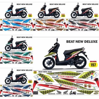 แถบดีลักซ์ 2023/Decal Honda Beat Mandalika/Sticker อุปกรณ์เสริมมอเตอร์ตัวถัง ใหม่ 2010