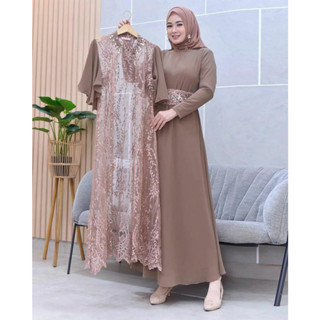 2in1 GAMIS JANEETA DRESS BC SIZE M L XL XXL ชุดเดรสสั้น สไตล์เกาหลี สําหรับผู้หญิง