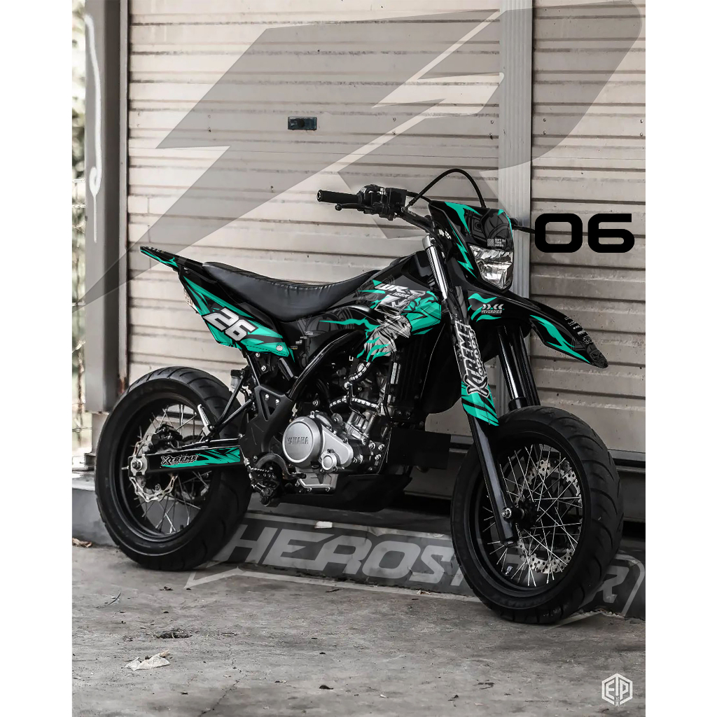 YAMAHA WR 155 DECAL STICKER - YAMAHA WR 155 06 สติ๊กเกอร์ออกแบบล่าสุด (SEND THE MOTORCYCLE PHOTO TO MAKE YOU)
