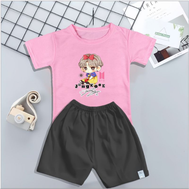 CHILDRENS T-SHIRT SET/ CHILDRENS T-SHIRT/ BTS JUNGKOOK CLOTHES