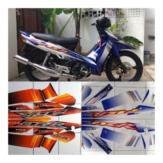 สติกเกอร์ Ori F1ZR 2003 Hurry White สีส้ม เต็มตัว