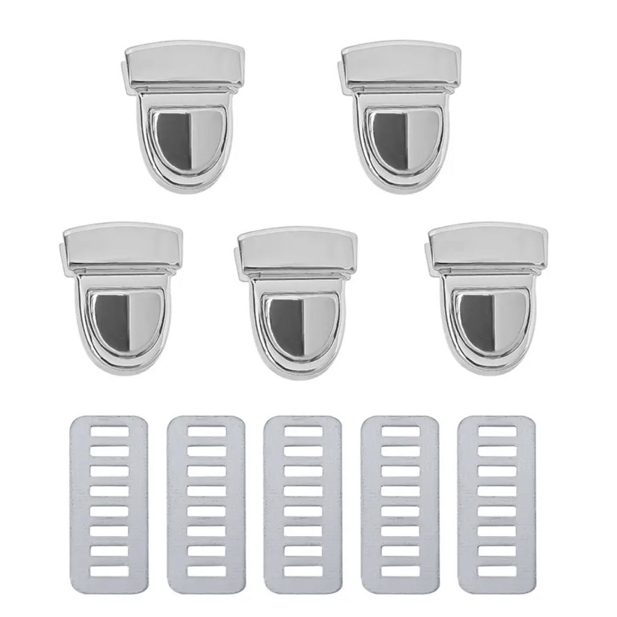 60 ชุด NICKEL K106 TIN LOCK 2CM WIDTH BUCKLE BAG WALLET