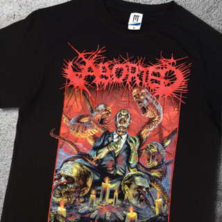 เสื้อยืด พิมพ์ลาย Aborted MANIACULT