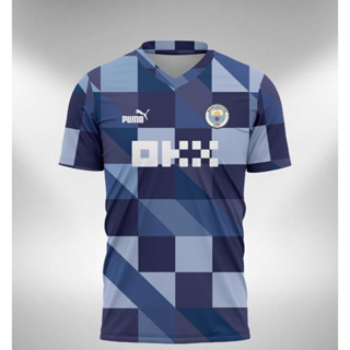 เสื้อกีฬาแขนสั้น ลายทีม Jersey M City Prematch 2023