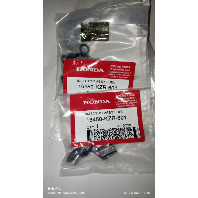 Vario 125 หัวฉีดเก่า รหัส 16450-KZR-601