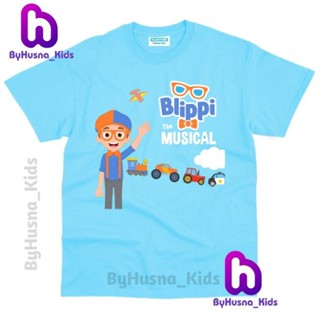 เสื้อยืด พิมพ์ลาย BLIPPI Moslemb BLIPPI พรีเมี่ยม สําหรับเด็ก