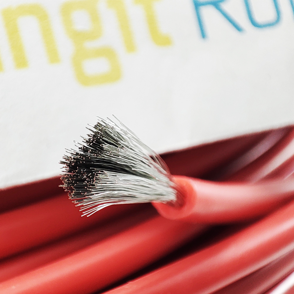 MERAH AWG 13 สายซิลิโคน AWG13 สายซิลิโคนสีแดง RC Plane