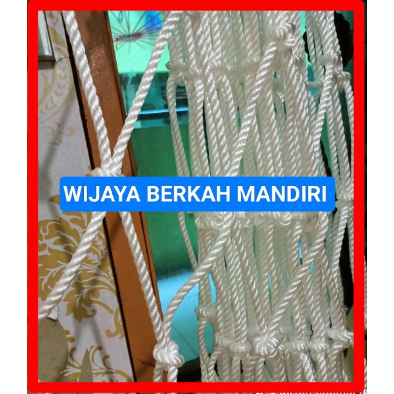 ตาข่ายถักไนลอน 6 มม. Lub 10 ซม. x 10