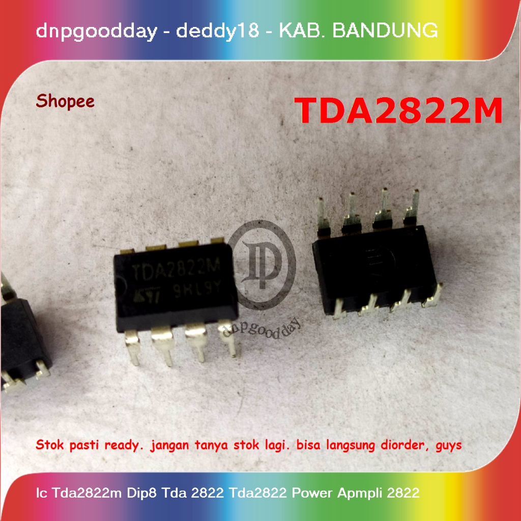 Ic Tda2822m Dip8 Tda 2822 Tda2822 Power Apmpli 2822