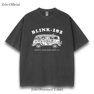 Kaos Blink-182 - เสื้อยืดโอเวอร์ไซซ์ สไตล์พังก์ร็อค วินเทจ