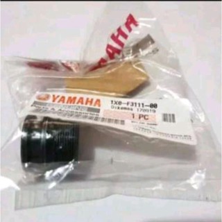 ฝาครอบสลักเกลียวด้านหน้า ขนาดเล็ก สีดํา สําหรับ ygp yamaha rx 100s rxk rxz rzr 1x0 f3111 00 เหล็ก