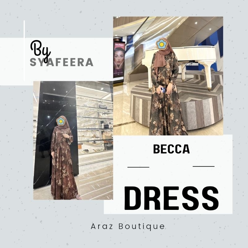 ชุดเดรส Becca by Syafeera (KIRIM 19 JUNE)