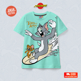 เสื้อยืด พิมพ์ลายการ์ตูน Tom Jerry by Sophomore สําหรับเด็ก