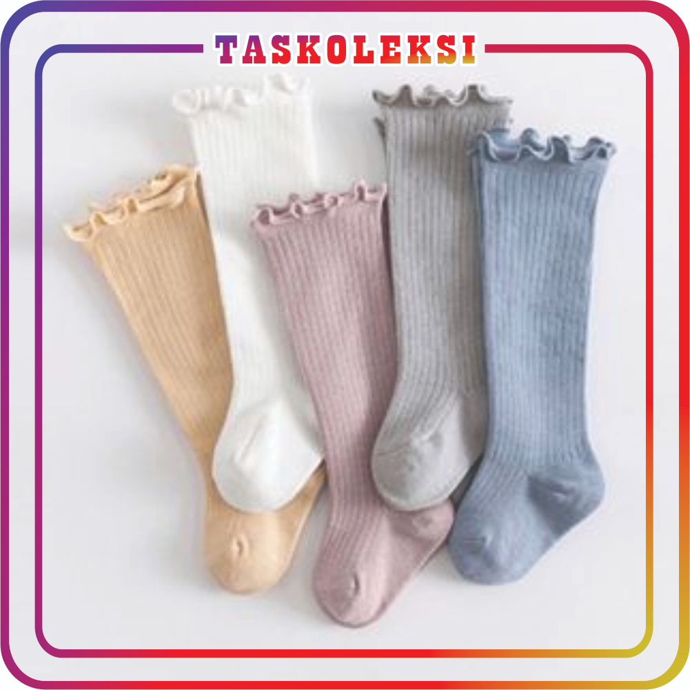 TK ถุงเท้ายาวธรรมดาสําหรับเด็กทารก / ถุงเท้าเด็กผู้หญิง KK069