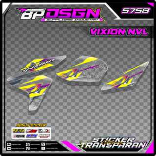 Vixion NVL สติกเกอร์ใส - VIXION NVL STRIPING วัสดุใส / UV BP.SUV 02