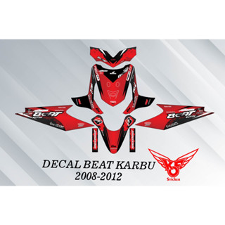 สติกเกอร์คาร์บูเรเตอร์ สําหรับ HONDA BEAT 2008-2012