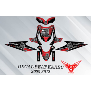 สติกเกอร์คาร์บูเรเตอร์ สําหรับรถบรรทุก HONDA BEAT 2008-2012