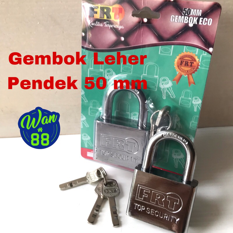 กุญแจคอสั้น FRT Eco Series ขนาด 50 มม.