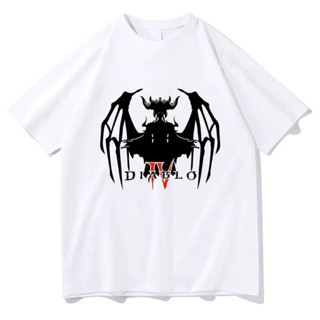 เสื้อยืด พิมพ์ลาย Diablo 4 Game สําหรับผู้ชาย และผู้หญิง