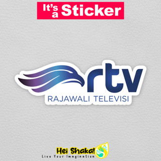 สติกเกอร์ไวนิล ลายโลโก้ Heishaka RTV กันน้ํา สําหรับติดตกแต่งทีวี