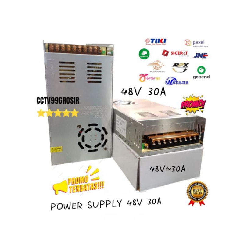 พาวเวอร์ซัพพลาย 48V 30A / POWER SUPPLY 30 CAMPER 48 VOLT