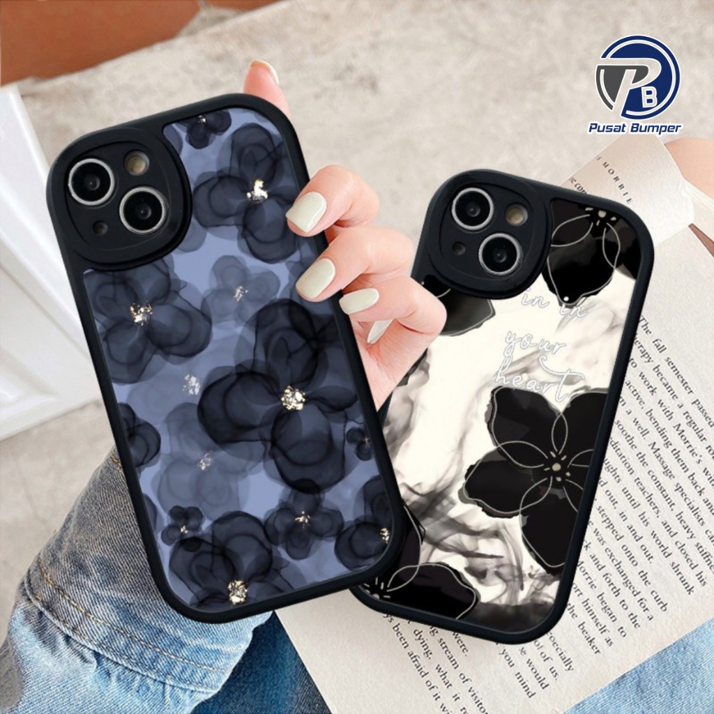 SS831 SILICONE SOFT CASE SOFTCASE CASING LUXURY FLORAL CASE สําหรับ SAMSUNG A70 A71 A73 S25 ULTRA S2