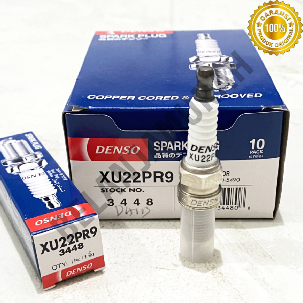 หัวเทียน DENSO XU22PR9 Xenia Vvti / Rush / Terios ของแท้ 100%