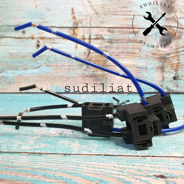 ASTRA SEALBEAM SOCKET - LAMP SOCKET - H4 BULB SOCKET + สายจุดญี่ปุ่น