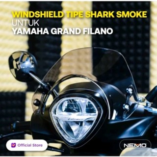 ที่บังลม ชนิดฉลาม สําหรับ Yamaha Grand Filano