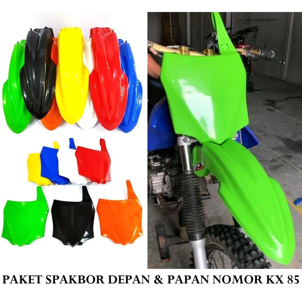 บังโคลนหน้าและจํานวนแผ่นแพคเกจ KX 85 KX85 Custom Trail GTX KLX DTRACKER CRF WR YZ