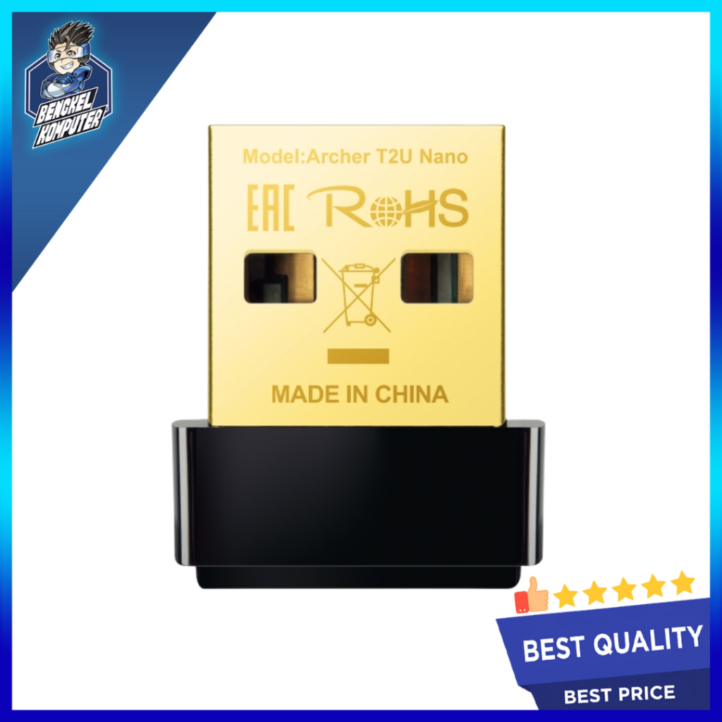 อะแดปเตอร์ USB WIFI TP-LINK ARCHER T2U NANO AC600