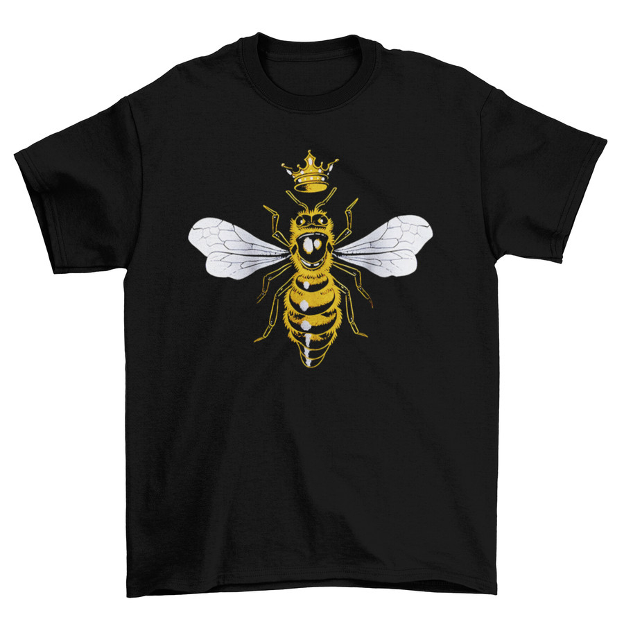 เสื้อยืด พิมพ์ลายราชินีผึ้ง Tomoinc Queen สําหรับผู้ชาย
